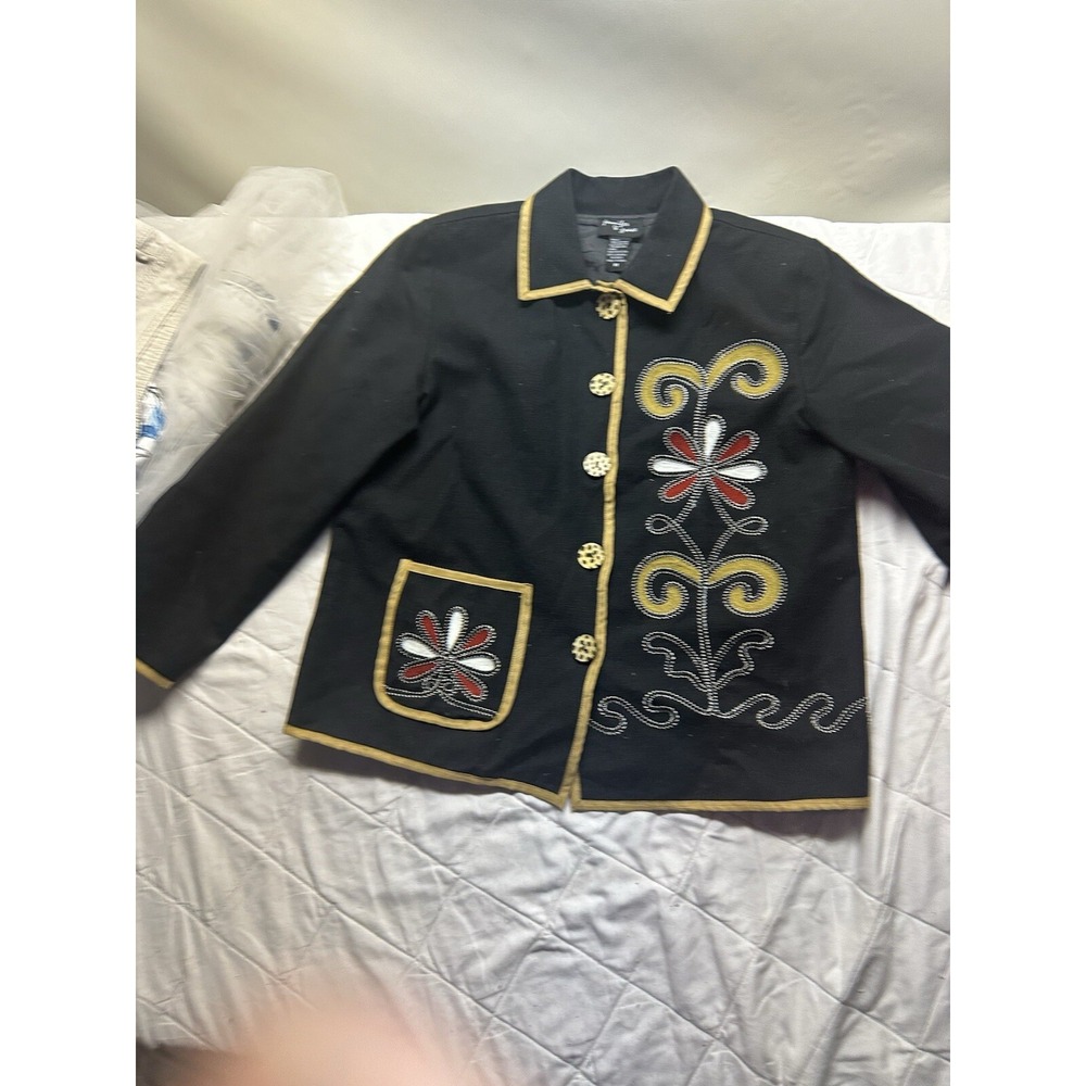 Jennifer & Grace Jacket Size Med Decorative